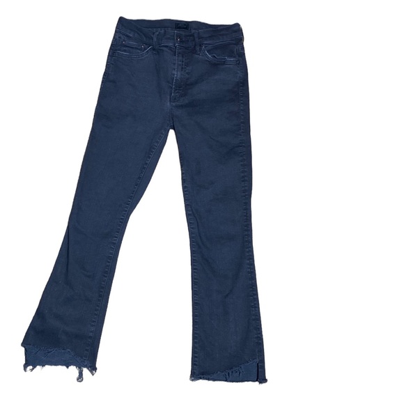 Mother jeans the insider step crop fray not guilty black size 28 - Picture 11 of 16